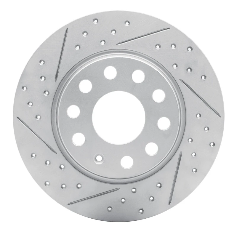 DFC 05-25 Audi A3 Sportback E-Tron Rear Left Drilled & Slotted Geoperformance Rotor