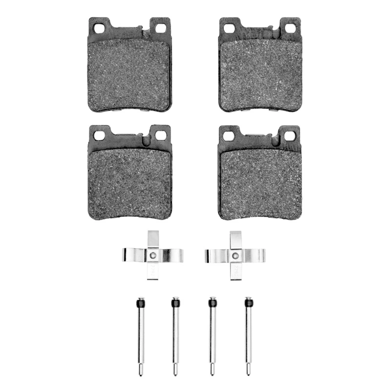 DFC 94-00 Mercedes-Benz C36 AMG Rear 5000 Advanced Low Metallic Brake Pads and Hardware Kit