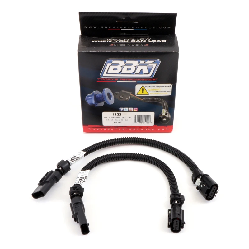 BBK 16-20 GM Camaro 6.2L SS Manuelles Getriebe O2-Sensor-Kabelbaum-Verlängerungen (Vorne)
