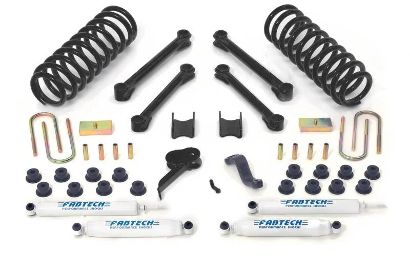 Fabtech 09-13 Dodge 2500/3500 4WD mit Diesel & Auto 4,5 Zoll Perf-System mit Perf-Schocks