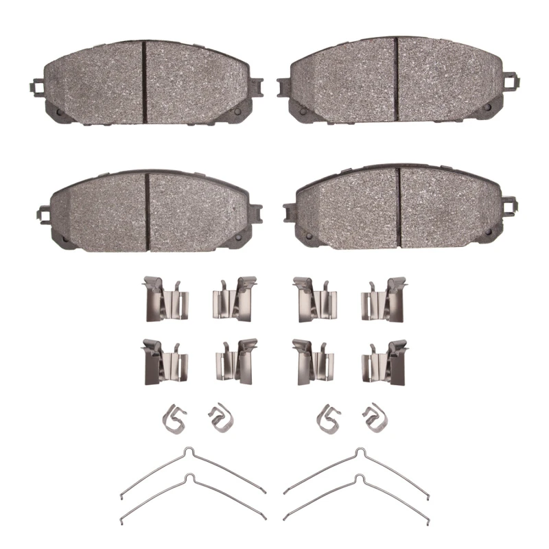 DFC 14-23 Jeep Cherokee Front Ultimate Duty Performance Brake Pads and Hardware Kit
