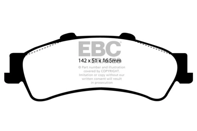 ebc_DP21630-67931f8595bc5 EBC 01-05 Cadillac Deville 4.6 HD Ultimax2 Rear Brake Pads