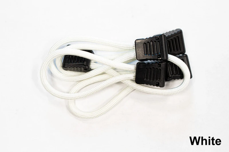Fishbone Offroad Paracord Zipper Pulls 5 Pcs White