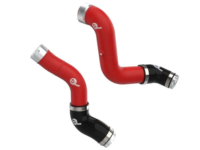 aFe BladeRunner Aluminum Hot & Cold Charge Pipe Kit for 23-25 GM Colorado/Canyon L4-2.7L (t) - Red