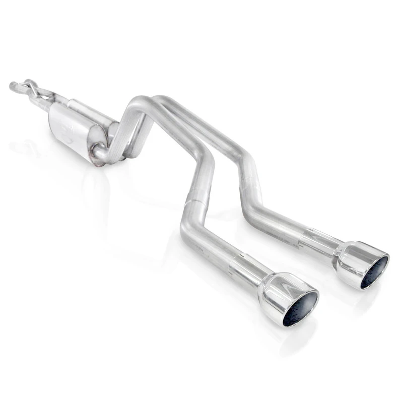 Stainless Works 2006-09 Trailblazer SS 6.0L 2-1/2in Kammerauspuff X-Pipe Center Bumper Ausgang