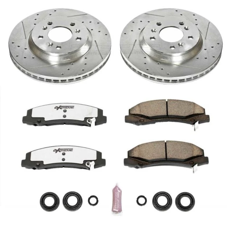 Power Stop 06-11 Buick Lucerne Front Z26 Street Warrior Brake Kit