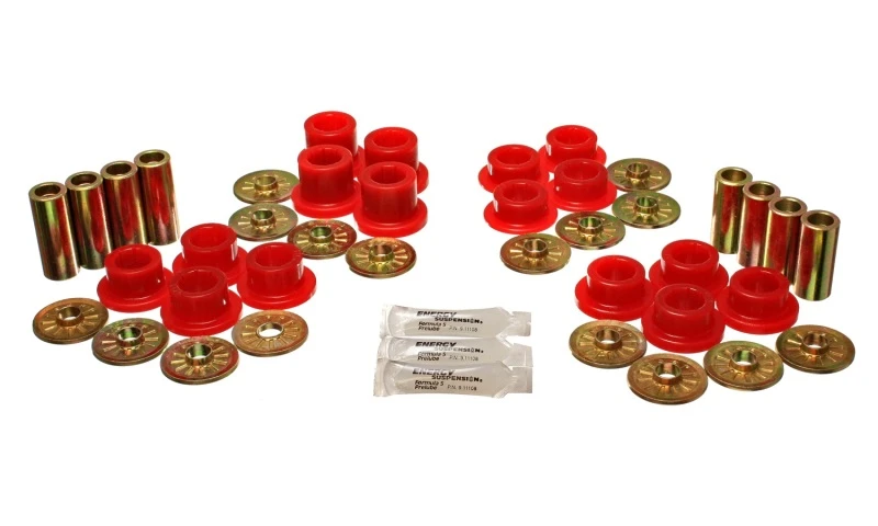 Energy Suspension 92-02 Dodge Viper Rote Hinterachs-Gelenkbuchsen-Set