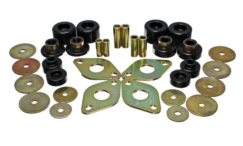 Energy Suspension 01-04 Toyota Pickup 2WD/4WD (Exc T-100/Tundra) Schwarzes Body Cab Mount Set