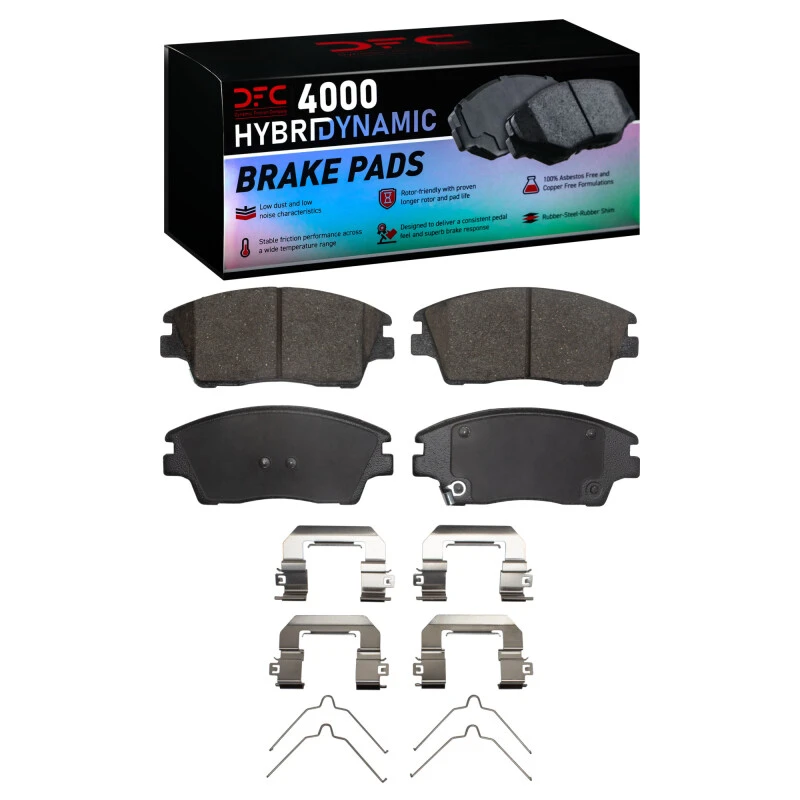 DFC 17-22 Kia Sportage (USA/Canada) Front 4000 HybriDynamic Brake Pads and Hardware Kit
