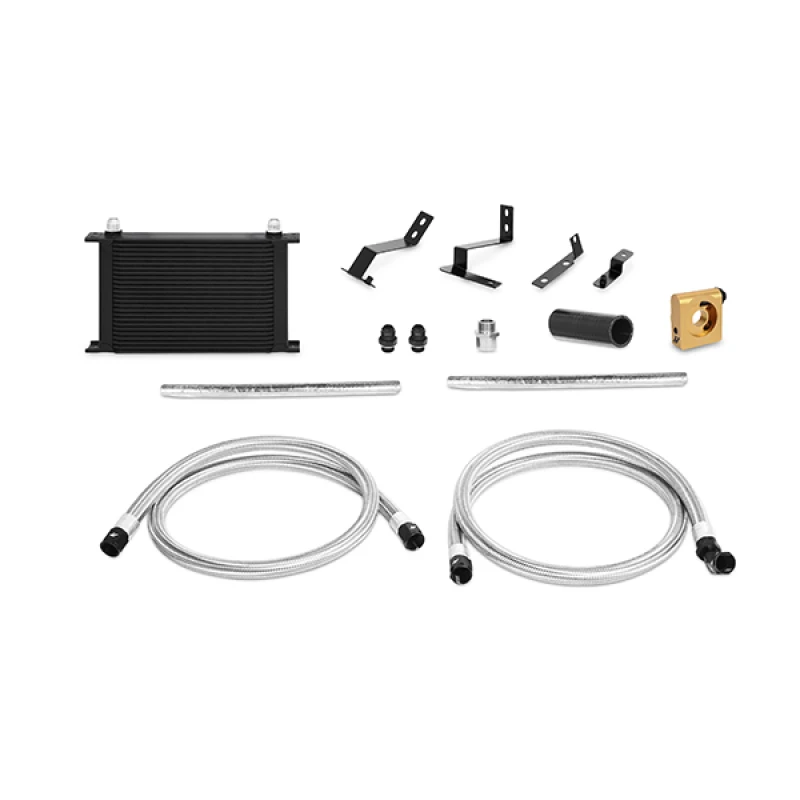 Mishimoto 2016+ Chevrolet Camaro 2.0t Thermostatisches Öl-Kühler-Kit Schwarz