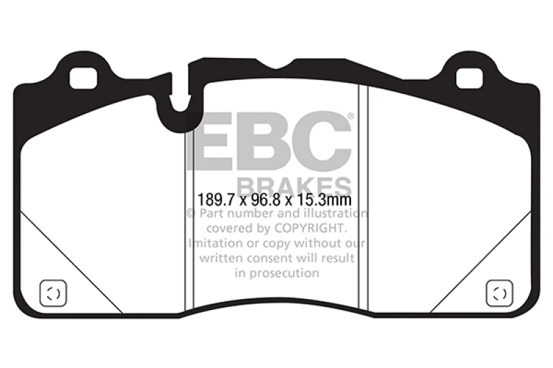 EBC 2016+ Chevrolet Camaro ZL1 Bluestuff Front Brake Pads