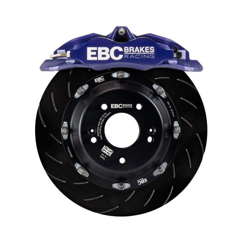 EBC Racing for 12-21 Subaru BRZ/Toyota GT86 Blue Apollo-4 Calipers 330mm Rotors Front Big Brake Kit