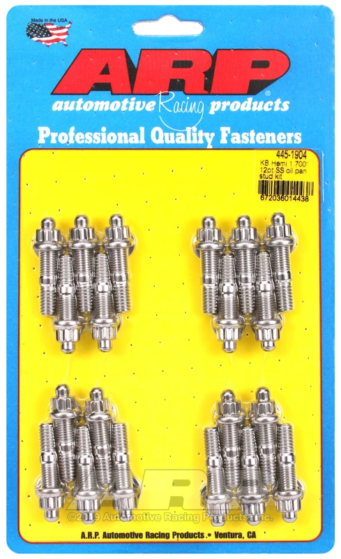 ARP KB Hemi 1,700 Zoll SS 12-Punkt-Ölwanne-Schraubensatz