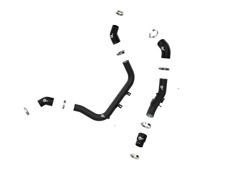 aFe BladeRunner Aluminium Heiß- und Kaltladungsrohr-Kit Schwarz 17-20 Hyundai Elantra GT L4-1.6L (t)