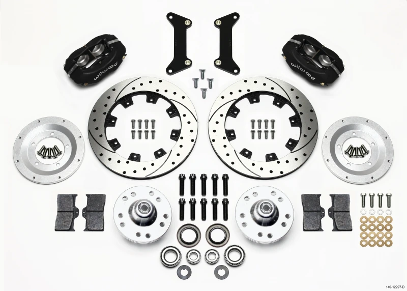 Wilwood Forged Dynalite Front Kit 12,19 Zoll gebohrt 79-87 GM G Body