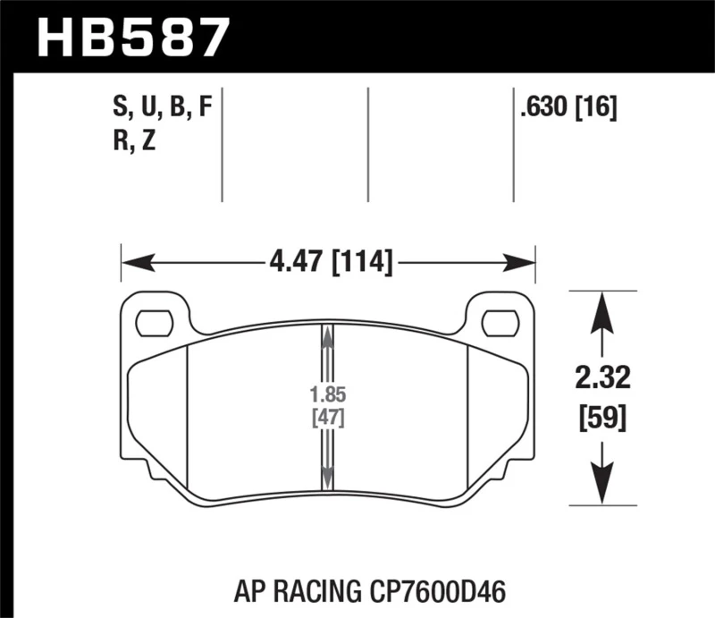 Hawk 2002-2004 Audi A6 (Vordere Bremsscheiben 320mm) HPS 5.0 Hintere Bremse Pads