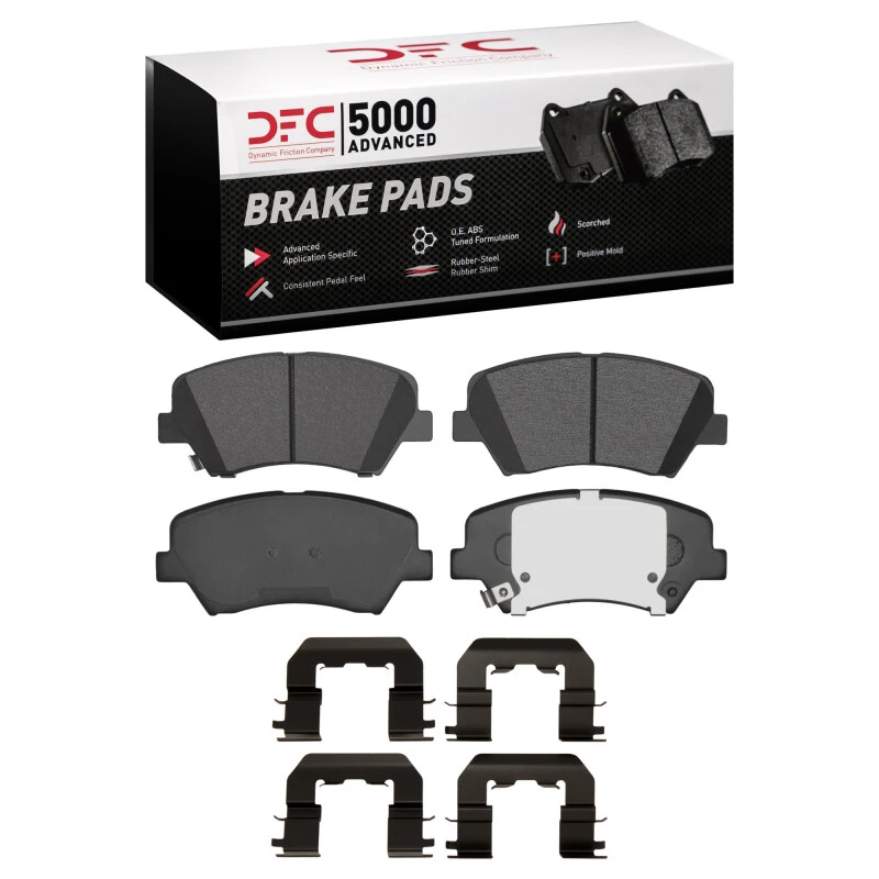 DFC 12-16 Hyundai Elantra GT Front 5000 Advanced Ceramic Brake Pads and Hardware Kit