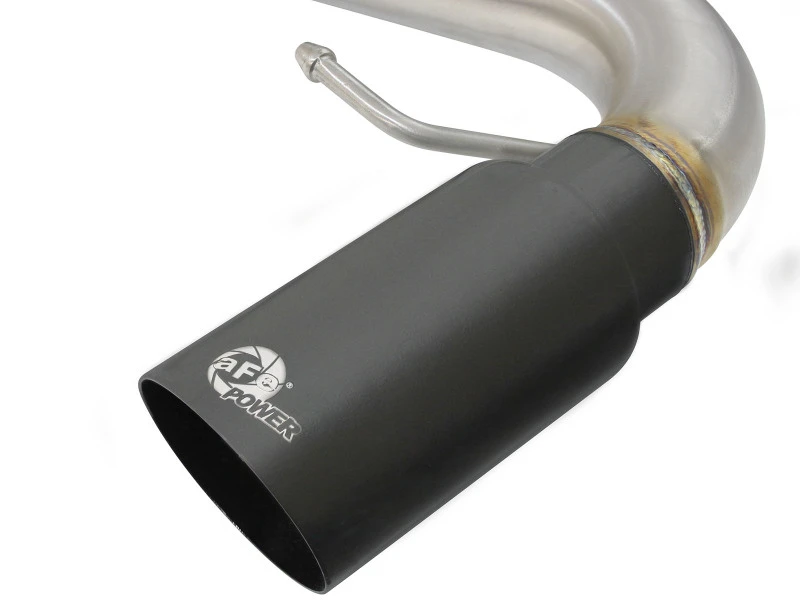aFe MACHForce XP SS-304 Schwarze Spitze 3,0in-2,5in Dia Kat-Schalldämpfer 11-13 BMW 335i (E90/E92) 3,0L