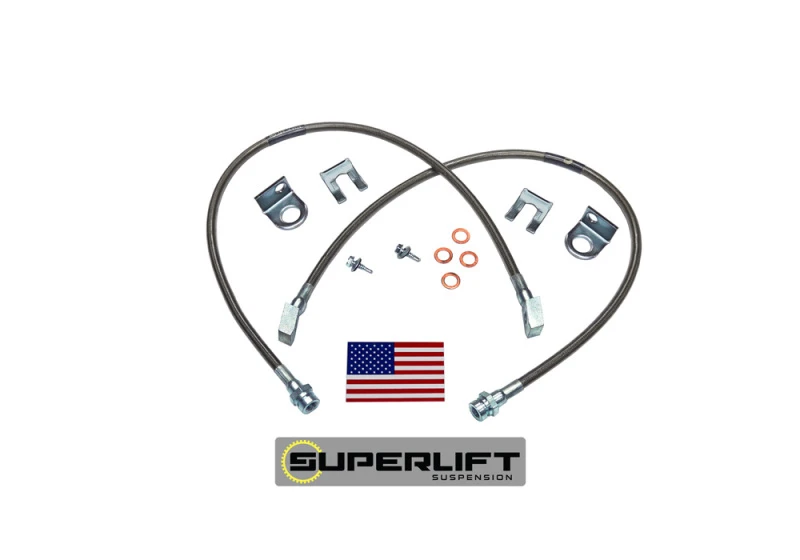 Superlift Bullet Proof Bremsleitung für 1976–1986 Jeep CJ5 / CJ7