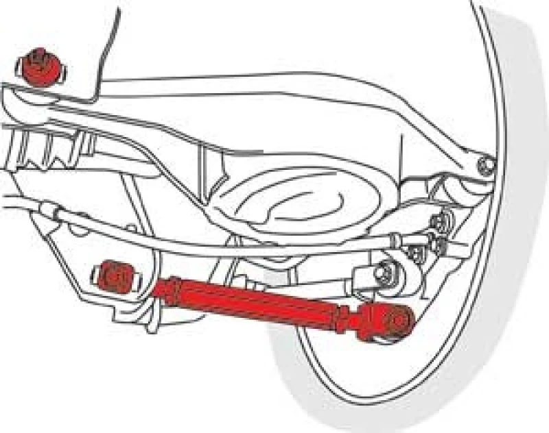 SPC Performance 09+ Nissan 370Z / 08-13 Infiniti G37 Hintere einstellbare Camber-Arme mit Toe-Cams und Lock-Platten