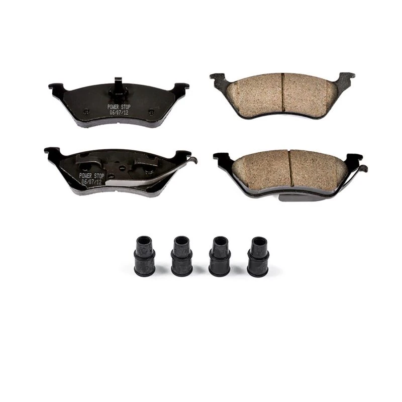 powerstop_17-858-6794521073809 Power Stop 01-07 Chrysler Town & Country Rear Z17 Evolution Ceramic Brake Pads w/Hardware