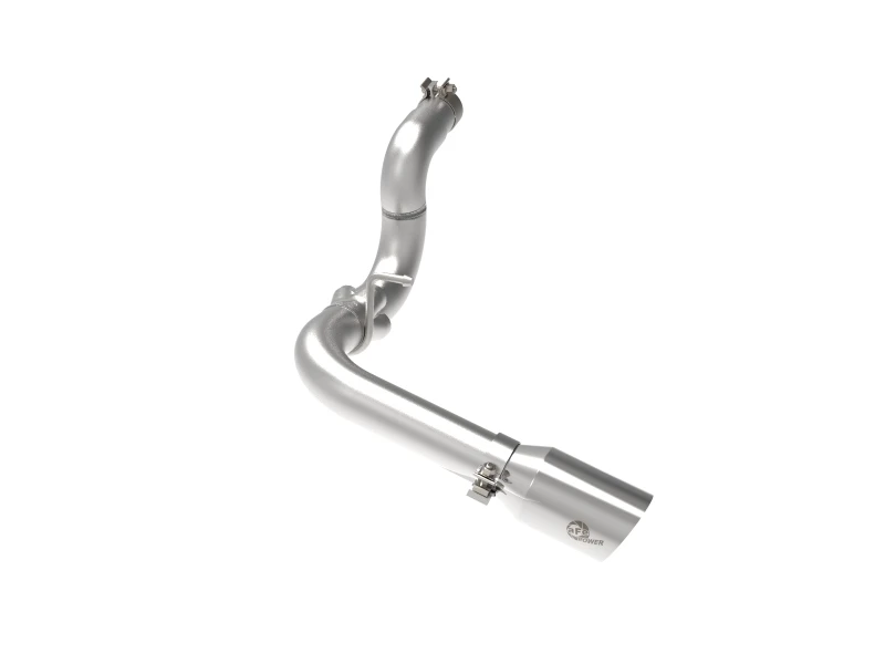 aFe 20-21 Jeep Wrangler Large Bore-HD 3-Zoll-304-Edelstahl-DPF-Back-Abgasanlage - Polierte Spitze