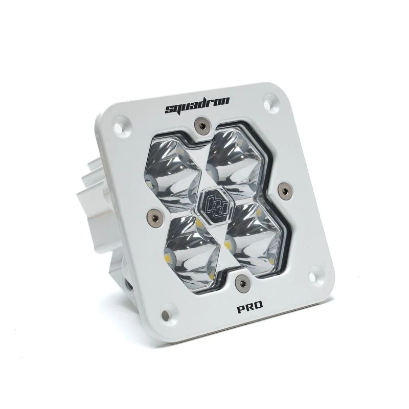 Baja Designs Squadron 2.0 Pro LED Spot (Flush Mount) - White Housing