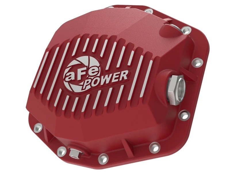 aFe Pro Series Hinterachs-Differential-Abdeckung Rot 2018+ Jeep Wrangler (JL) V6 3.6L (Dana M220)