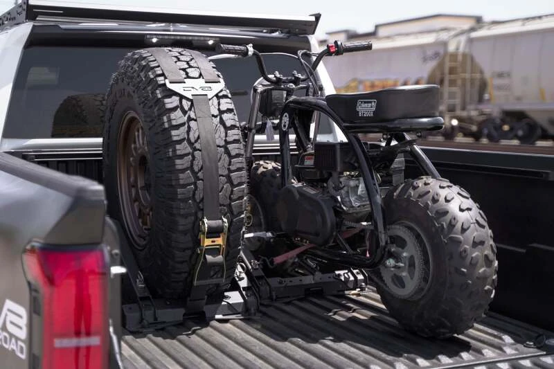 DV8 Offroad Truck Bed Universal Tire Carrier & Accessory Mount