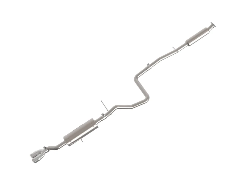 aFe Takeda Serie 2 1/2 Zoll 304 SS Kat-Back 14-19 Ford Fiesta L4-1,6L mit polierter Spitze