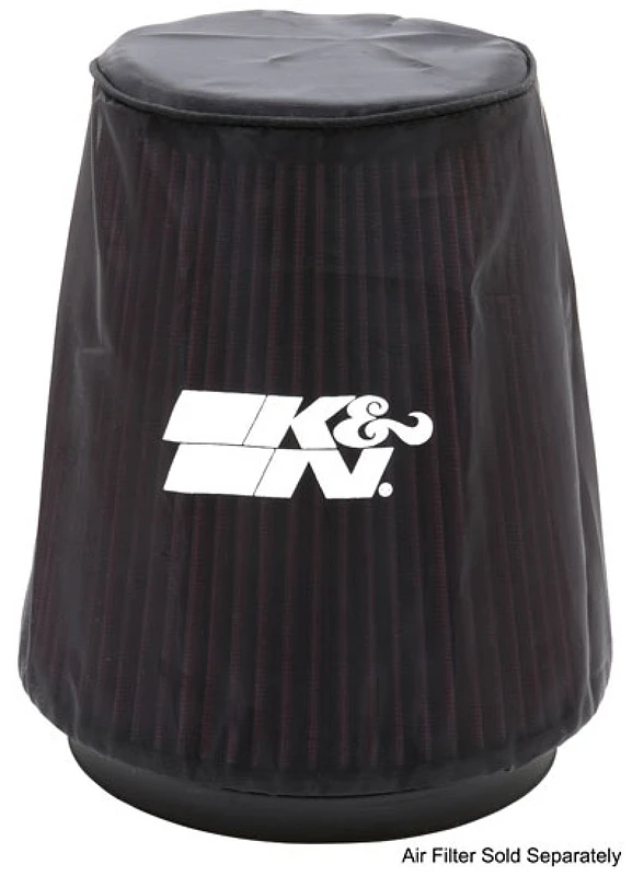 K&N Universal P Dry charger Rund konisch Luftfilter-Wrap Schwarz