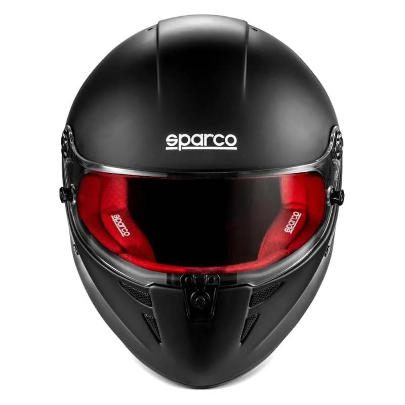 SPARCO Stealth RF Helmet - Small - Matte Black/Red