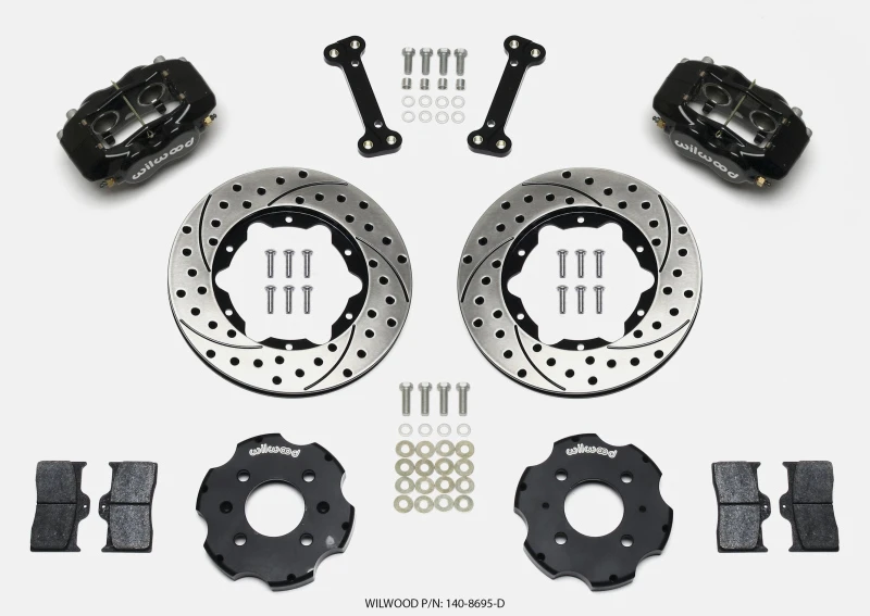 Wilwood Forged Dynalite Vordere Bremse Kit 11,00 Zoll gebohrt Integra/Civic w/Fac.240mm Rtr