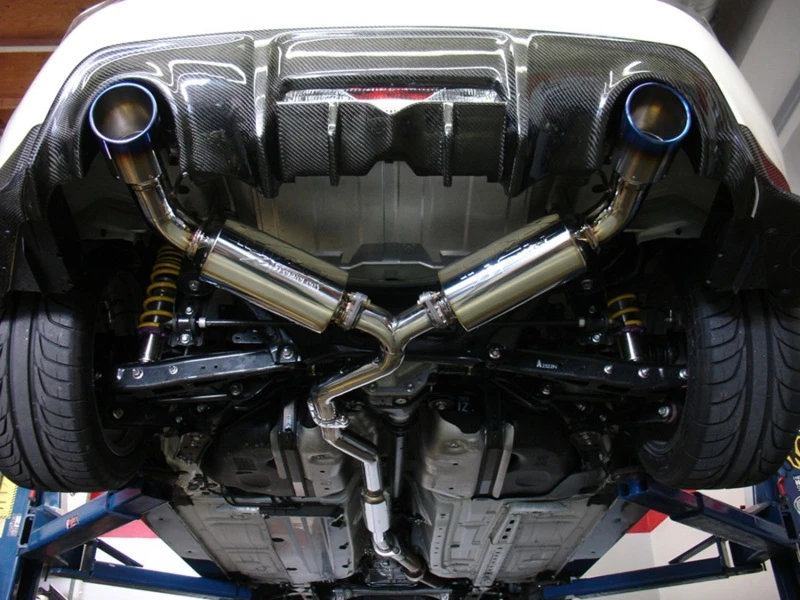 Injen SS CB Auspuff mit Doppel-Injen-Prägungsmuffler für 13-20 Subaru BRZ/Toyota 86 2,0L 4-Zylinder