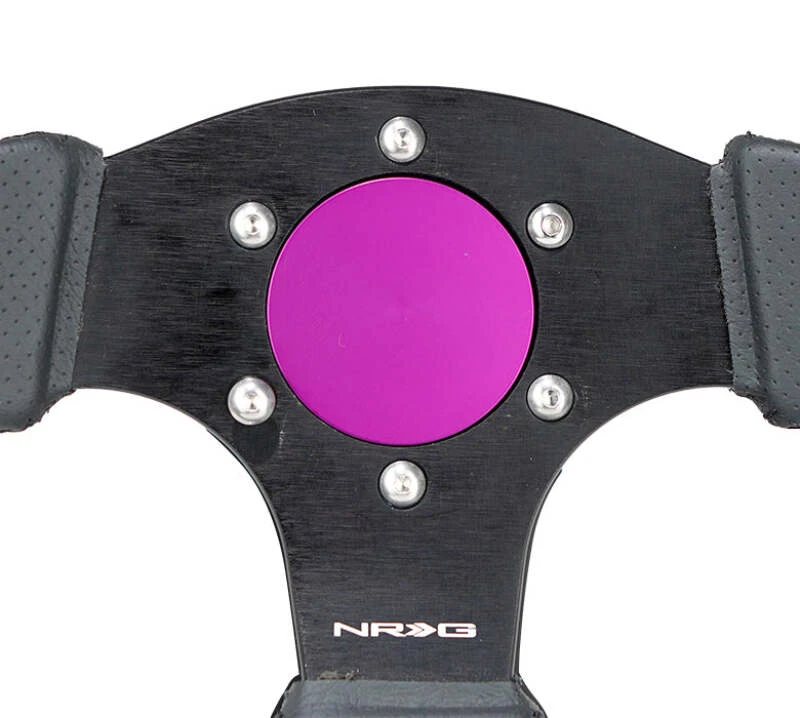 NRG Horn Delete Plate Flush Fitting - Purple