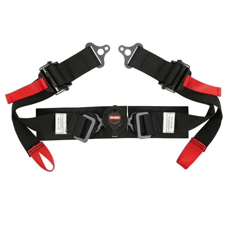 RaceQuip Schwarzes FIA 6-Punkt-Pull-Up-Lap-FHR-Formel-Sub