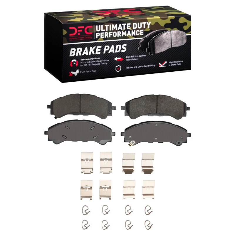 DFC 19-25 Ford Bronco Front Ultimate Duty Performance Brake Pads and Hardware Kit
