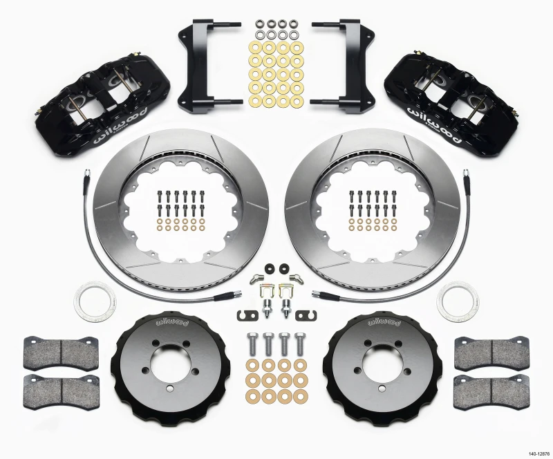 Wilwood AERO6 Vordere Hut Kit 14,00 1999-2012 für Subaru WRX mit Leitungen