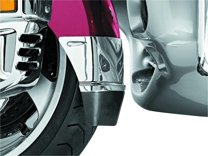 Kuryakyn Front Fender Extension mit Schmutzfänger für 01-17 Honda GL1800 Chrom