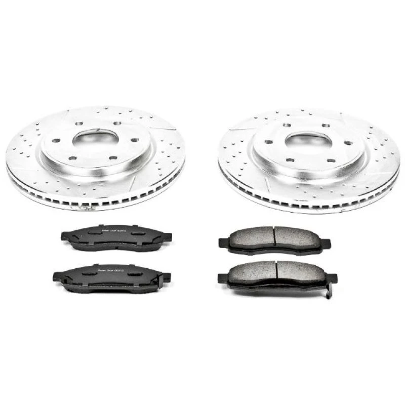 powerstop_K211-6794556f7418f Power Stop 05-07 Infiniti QX56 Front Z23 Evolution Sport Brake Kit