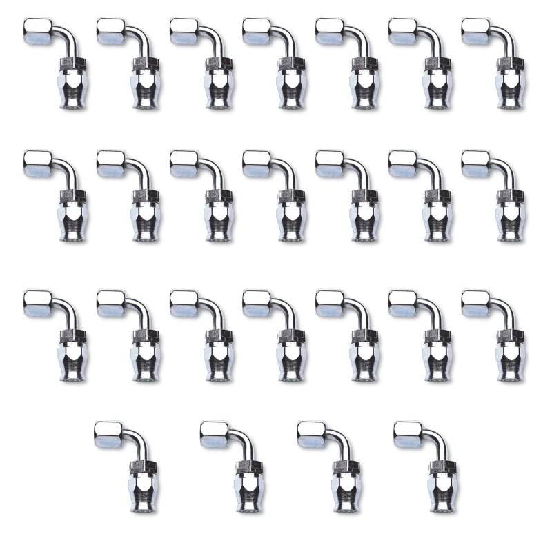 Russell Performance -10 AN Endura Pwerflex Lenkung 90 Grad Schlauchenden (25 Stück)