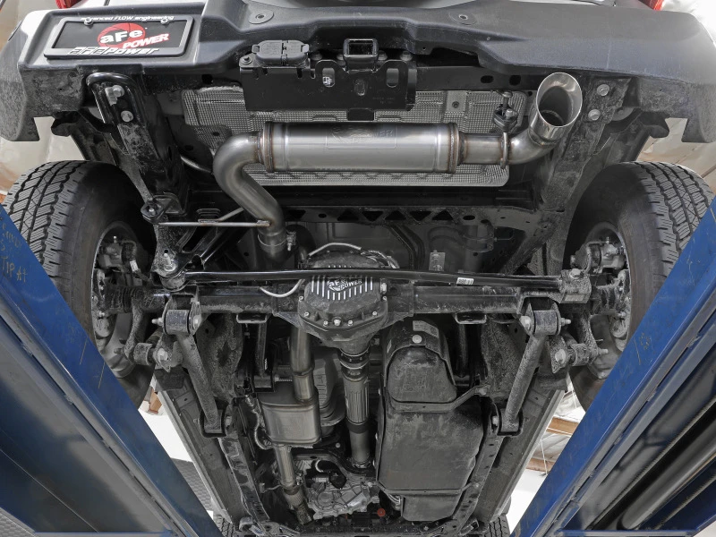 aFe Apollo GT 3 Zoll 409 SS Kat-Abgasanlage 2021 Ford Bronco L4-2.3L (t)/V6-2.7L (tt) mit schwarzer Spitze