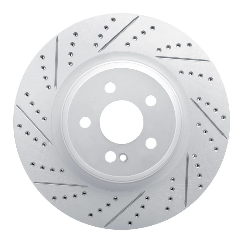 DFC 20-26 Mercedes-Benz Maybach Gls600 Rear Left Drilled & Slotted Geoperformance Rotor