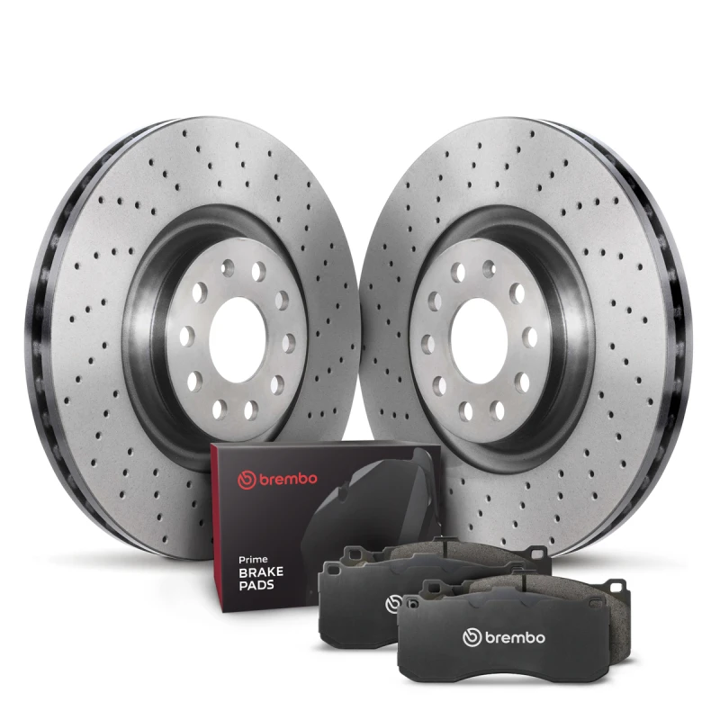 Brembo OE 15-20 Audi A3 Quattro/S3/15-19 Golf R/15-21 GTI/19-21 Jetta Bremse vorne Scheibenbremse Kit