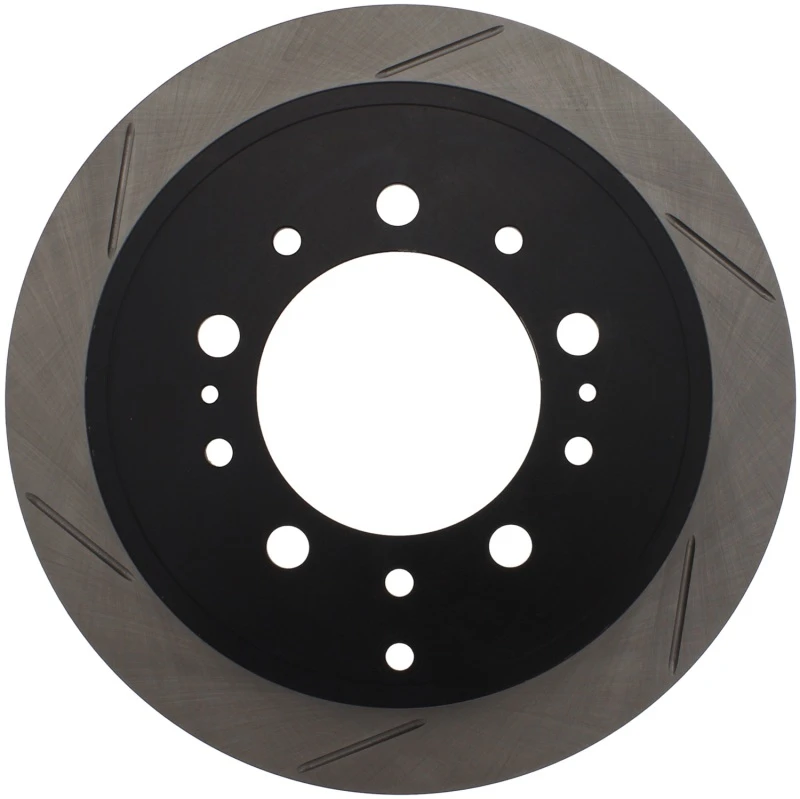stoptech_126.44157SR-6795073a1370b StopTech Power Slot 08-09 Lexus LX450/470/570 / 07-09 Toyota Tundra Slotted Right Rear Rotor