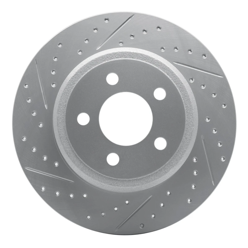 DFC 20-22 Hyundai Ioniq Rear Left Drilled & Slotted Geoperformance Rotor