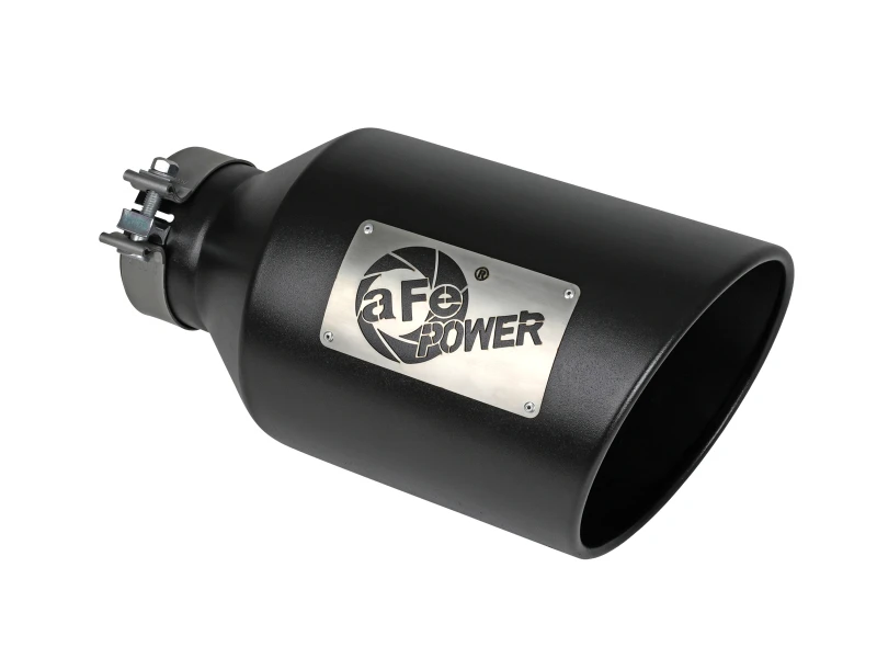 aFe Power MACH Force-Xp 409 Edelstahl-Klemm-Auspuff-Endrohr Schwarz