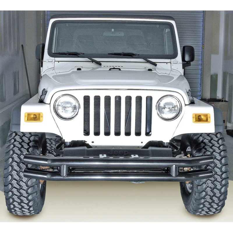 Rugged Ridge 3-Zoll-Doppelrohrstoßstange 76-06 Jeep CJ / Jeep Wrangler