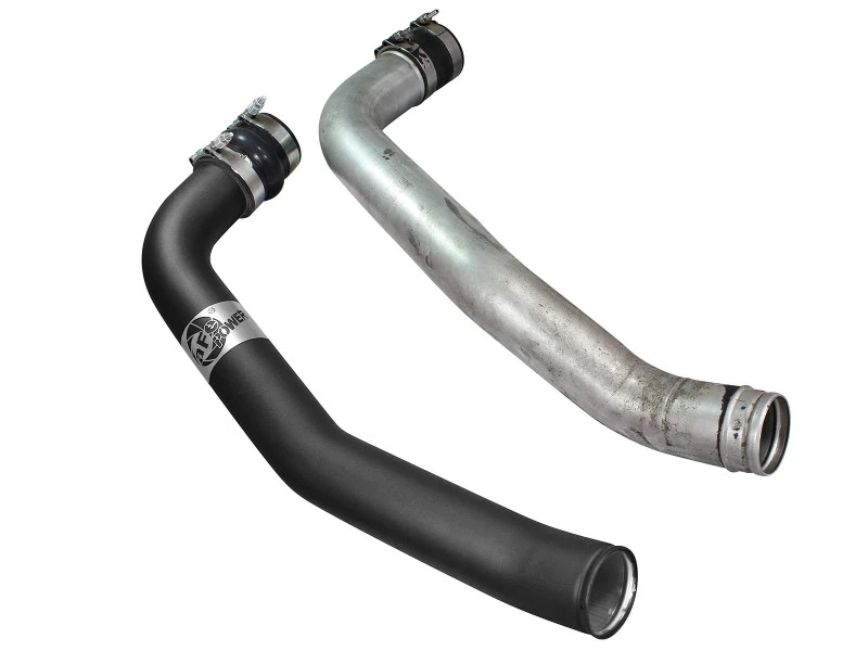 aFe Bladerunner Intercoolers I/C-Rohr 3in Kaltseite Ford F-250/F-350 99-03 V8-7.3L - Schwarz