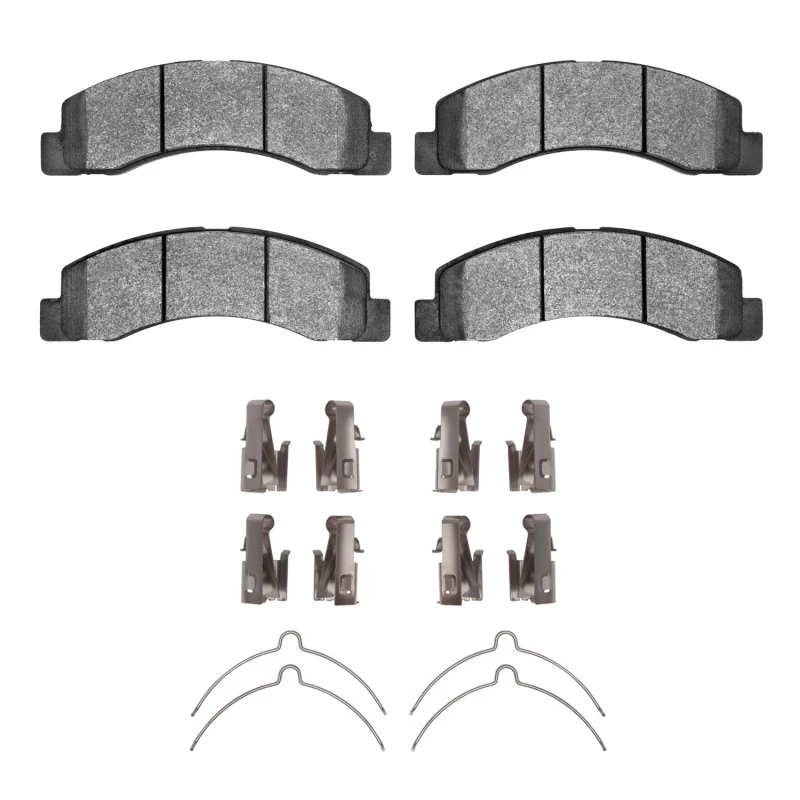 DFC 99-05 Ford F-250 4WD (Super Duty) Front Ultimate Duty Performance Brake Pads and Hardware Kit